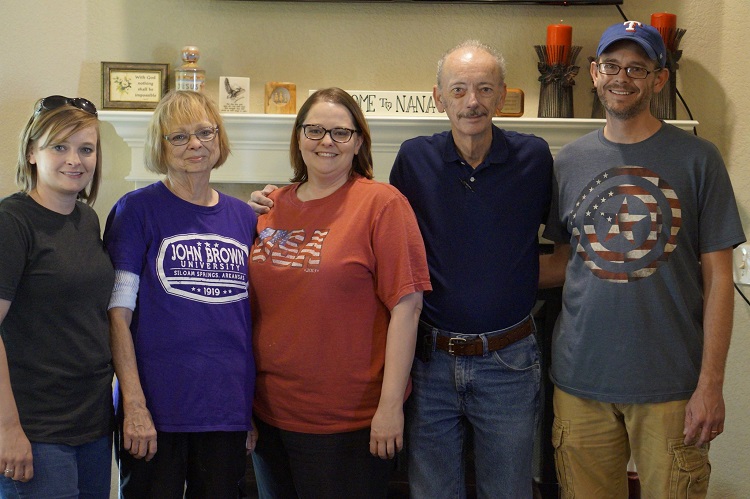 Allen Baker and Denise with Kids
